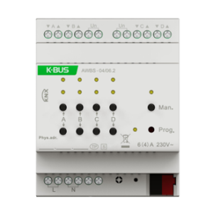 KNX Shutter Actuator 4-Fold