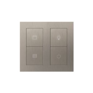 LUTRON HWQS PALLADOM INTERNATIONAL 2 COLUMN KEYPAD,  PRE ENGRAVED