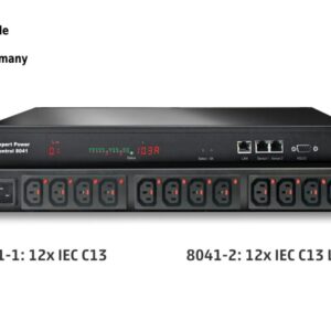 12-fold switched and metered PDU