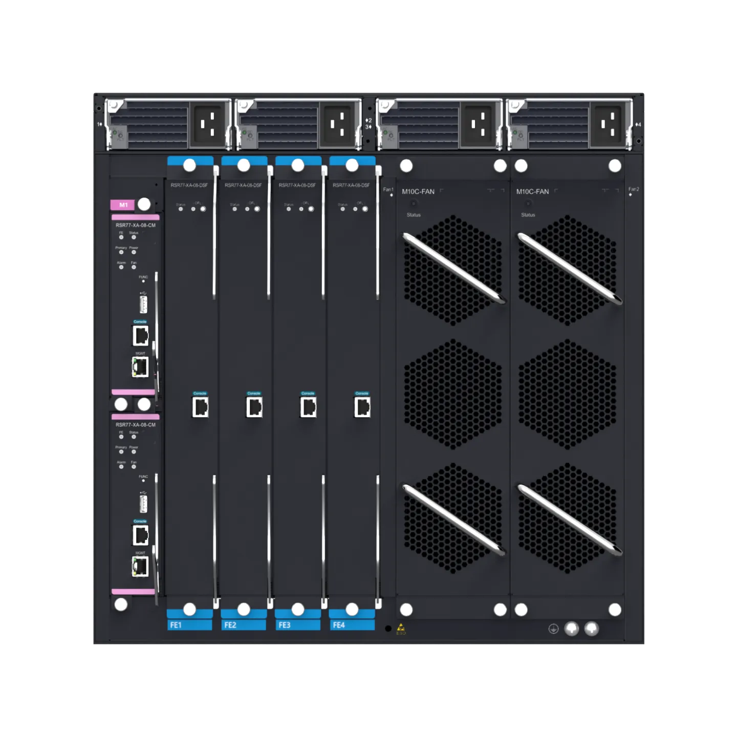 Modular Router Fluids RG-RSR77-XA-08 10 RU Multiservice Core Modular Router » Wave ...