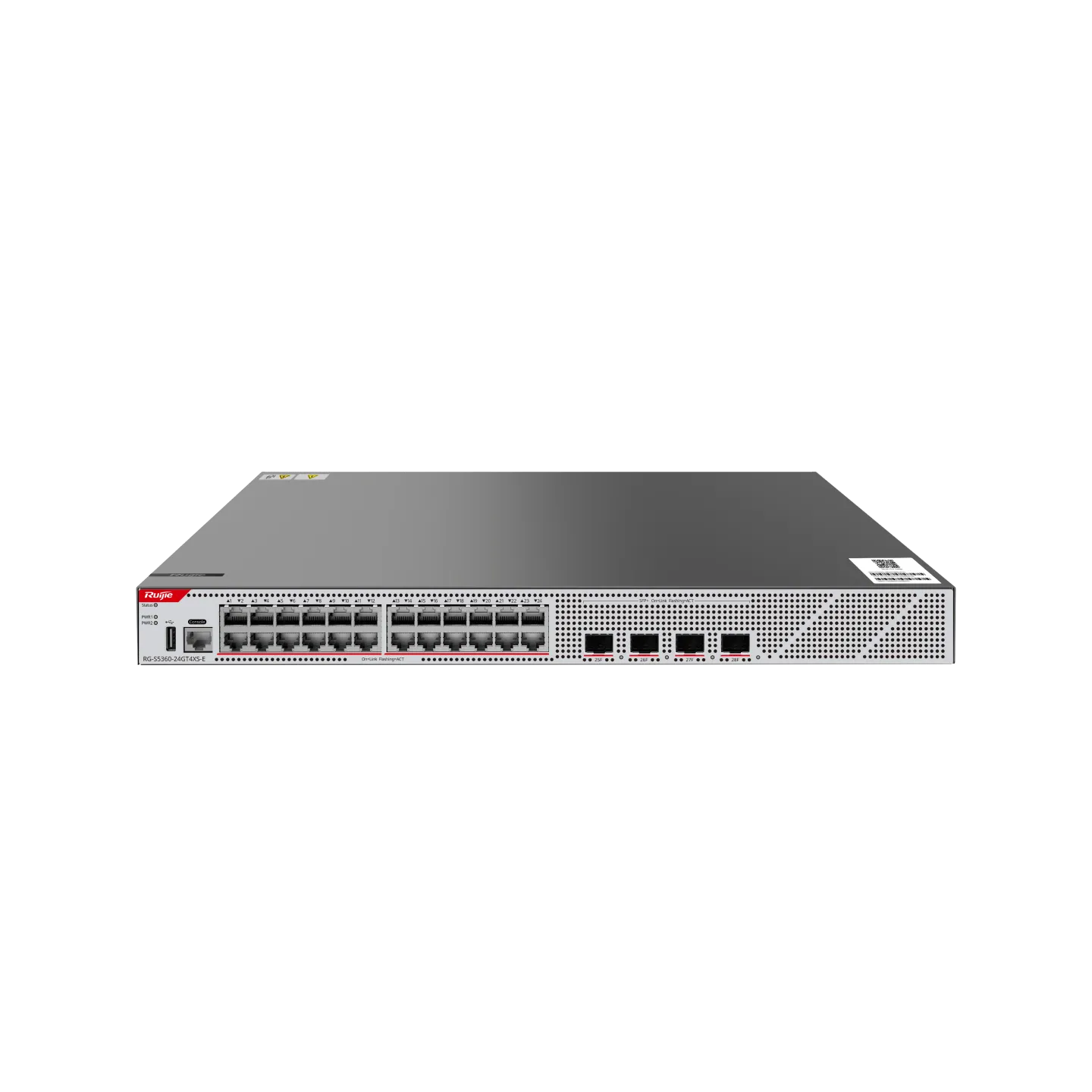 RG-S5360-24GT4XS-E 24-Port GE Layer 3 Managed Access Switch, 4-Port 10GE Uplink