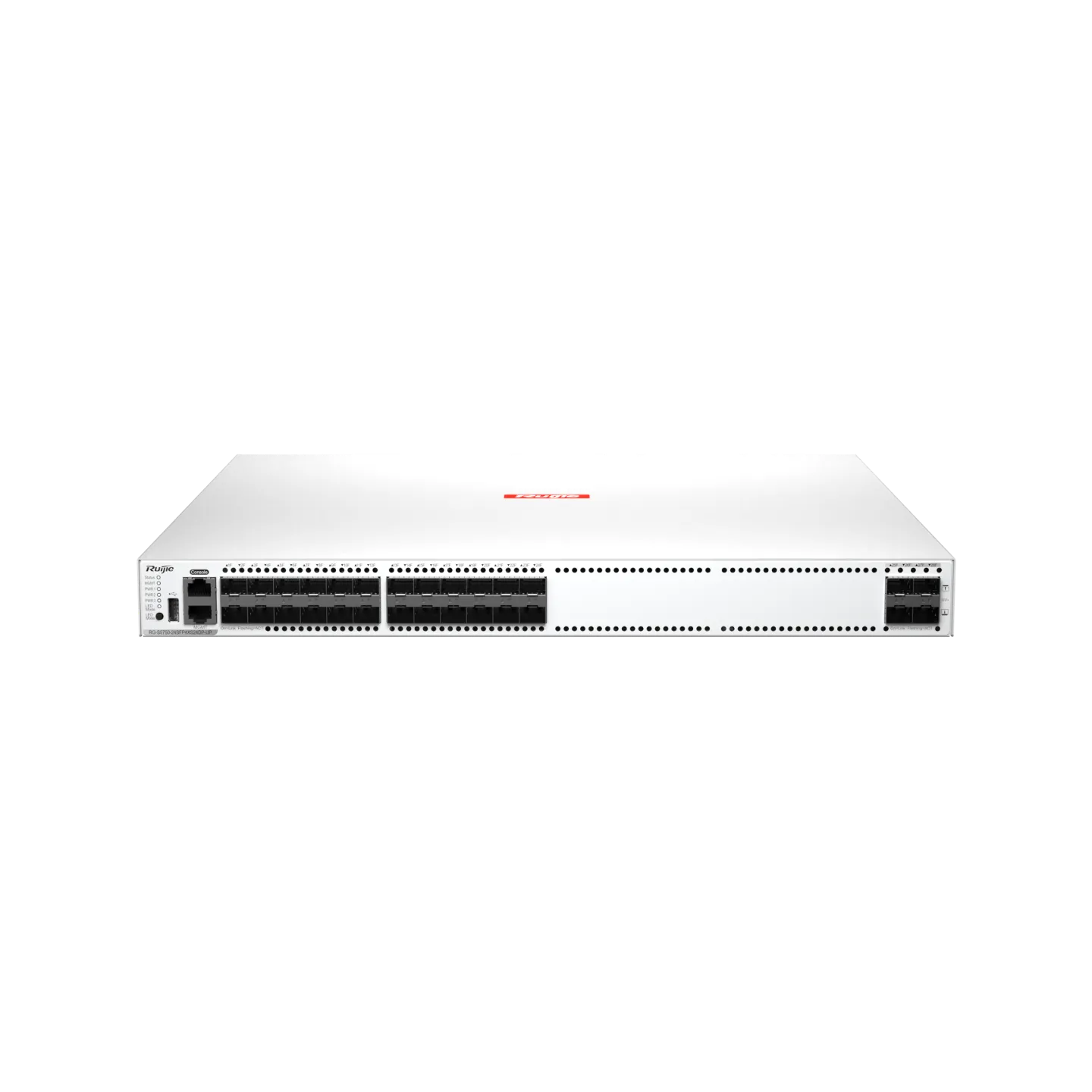RG-S5750-24SFP4XS24DP-UP, 24-Port Gigabit All-Optical Ethernet PoF Switch, 10GE Uplink, Hybrid Cable Connection, Up to 100 W Power Output per Port